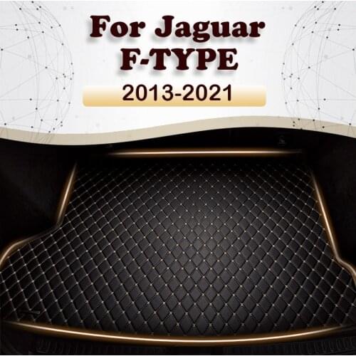 Car trunk mat for Jaguar F-TYPE 2013 2014 2015 2016 2017 2018 2019 2020 2021 Cargo Liner Carpet Interior Parts Accessories Cover