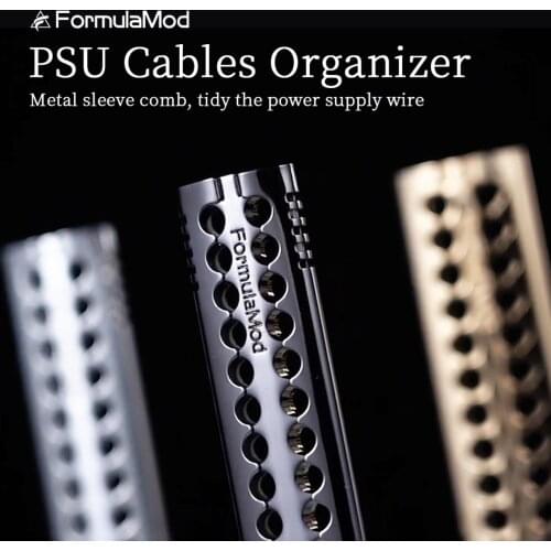 FormulaMod Cable Metal Comb ,Brass Material Wire Organizer Management Tool For 16/18 AWG PSU Extension/Modular Cable Fm-JSXJTZ