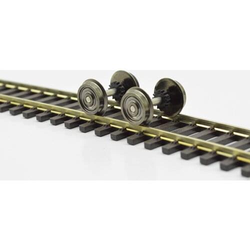 HO Scale 1:87 Railway Model Train Wheel Metal Wheel Accessories Toy Landscape Of The Train Model