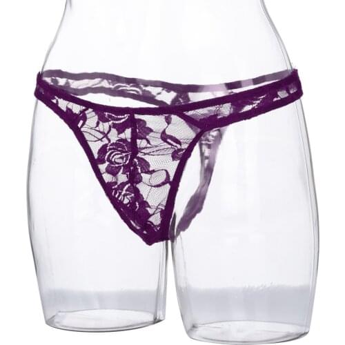 Fashion gay underwear Sexy Full lace Strap Mens Underwear Mens Sexy Underwear Lingerie mens thongs and g strings tanga hombre