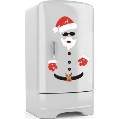 2020 Merry Christmas Wall Stickers Window Glass Festival Wall Decals Santa Murals New Year Xmas Decorations for Home Decor U3