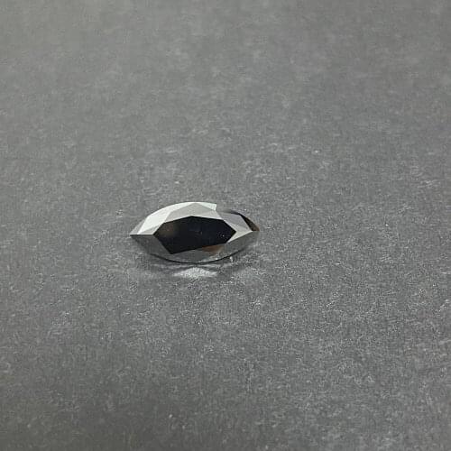 Small Size Black Color Marquise Shape 4*8mm Synthetic Moissanite Loose Gemstone for Making Earring in Low Price