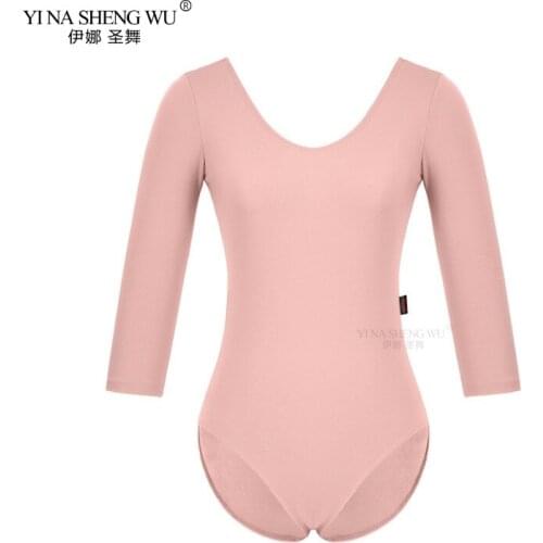 New Sexy Dance Practice Costume Ballet Performance Dancewear Adult Leotard Girls Gymnastic Clothing 8 Colors For Women