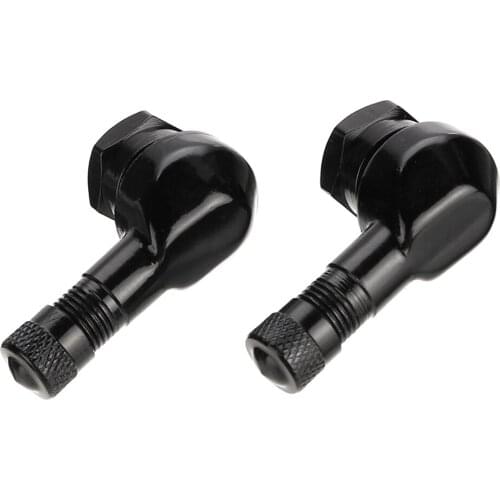 2Pcs Motorcycle Wheel Tire Tubeless Valve Stems For Rim Wheel Parts CNC Motorcycle Rim 90 Degree Angle Aluminum Alloy Valve