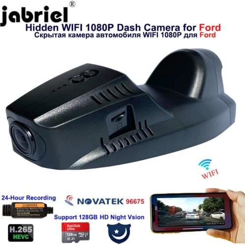 Jabriel Hidden 1080P Wifi car dvr dash camera video recorder for Ford Kuga Escape 2008 2009 2010 2013 2014 2015 2016 2017 2018 2