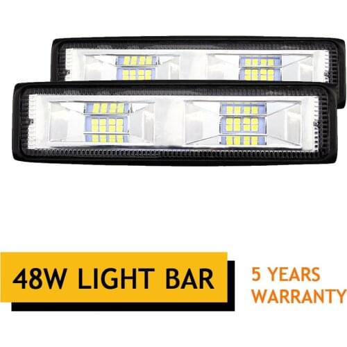 LED phares 12-24V pour Auto moto camion bateau tracteur remorque Offroad lumière de travail 36W lumière de travail projecteur