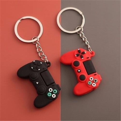 High Quality New Creative Simulation Gamepad PVC Keychain Bag Pendant Game Lovers Keyring Souvenir