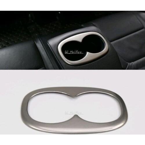 Rear seat water cup holder frame cover trim For Mitsubishi Outlander 2013 2014 2015 2016