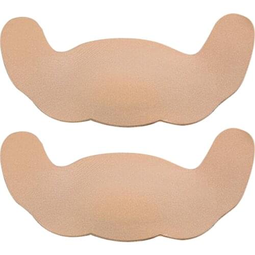 1 Pair Breathable Self-Adhesive Silicone Liner Sticker Invisible Chest Pus Up