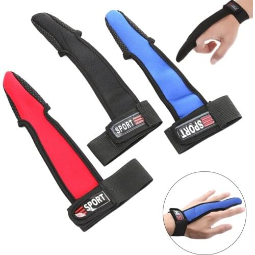 1Pc Non-Slip Single Finger Protector Fishing Gloves Fishermen One Finger Casting Glove Blue/Red/Black Fishing Accessories