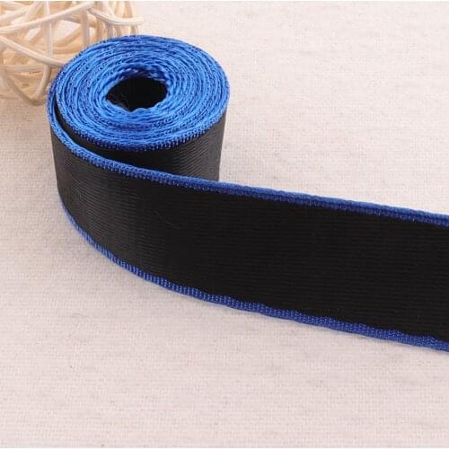 25mm webbing Smooth Black Ribbon Blue Totes Belts Tape Bag Handle Bag Purse Straps Striped Webbing 1"
