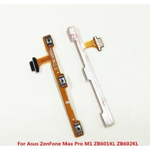 30pcs/Lot Power & Volume Button Flex Cable For ASUS Zenfone Max Pro M1 ZB601KL ZB602KL