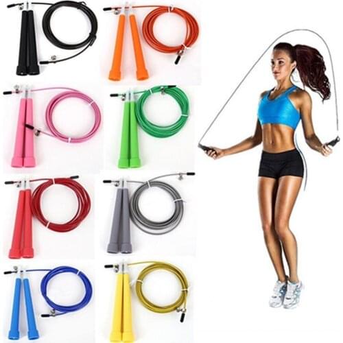 80% Hot Sale Speed Wire Skipping Adjustable Jump Rope Fitness Sport Exercise Cardio Tool