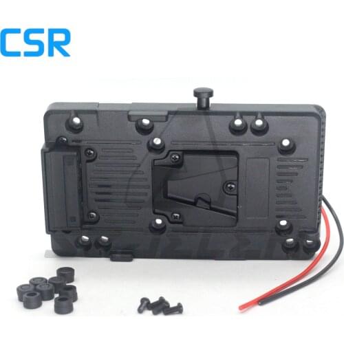 Andoer voltar pacote placa adaptador com d-tap saída para sony v-montagem v-lock bateria externa para câmera dslr filmadora luz