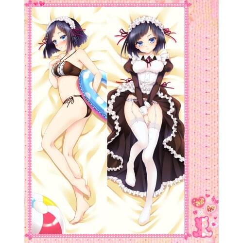 Anime Cartoon Ore ga Ojou-sama Gakkou ni 'Shomin Sample' Toshite Gets-sareta Ken Double Bolster Pillow Case Pillow Cover 59015