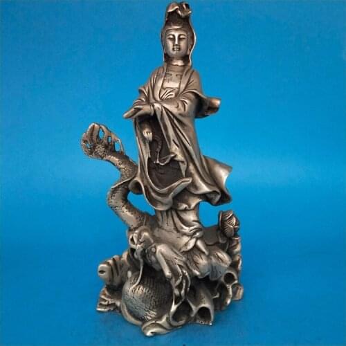 Antique MingDynasty silver buddha statue,,Home Decoration,best collection & adornment