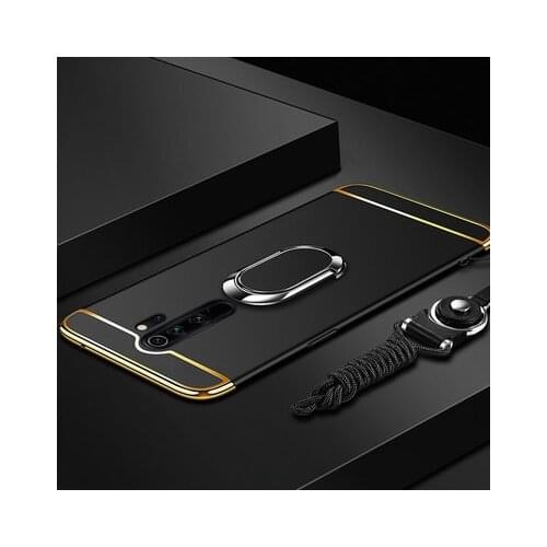 For Xiaomi Redmi Note 8 Pro Case Hard Hybrid 3 in 1 Plating Matte With Stand Ring Protective back cover for xiaomi redmi 8 8A