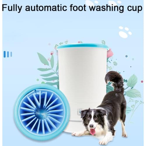 Cleaning Cup Quickly Wash USB Charging Low Noise Dog Cat Pet Foot Washer Paw Cleaner 3.7V Automatic Electric Portable 4W Home