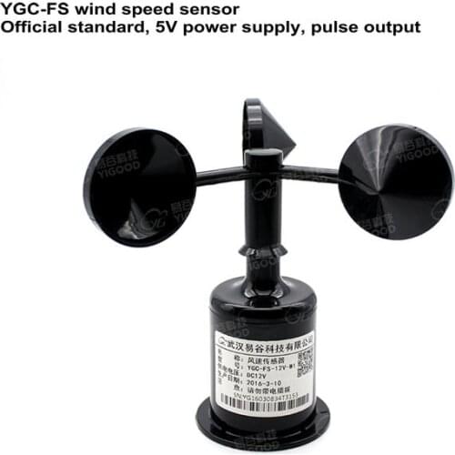 Wind Speed Sensor / Transmitter / Three Cup Anemometer (pulse Signal Output)