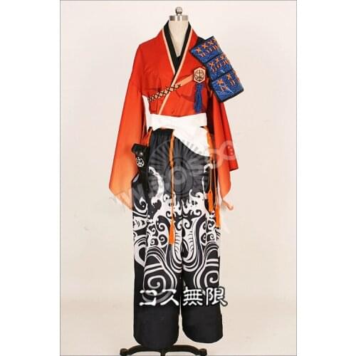 Game Touken Ranbu Mutsunokami Yoshiyuki Cosplay Costume kimono style halloween costumes for women/men custom made free shipping