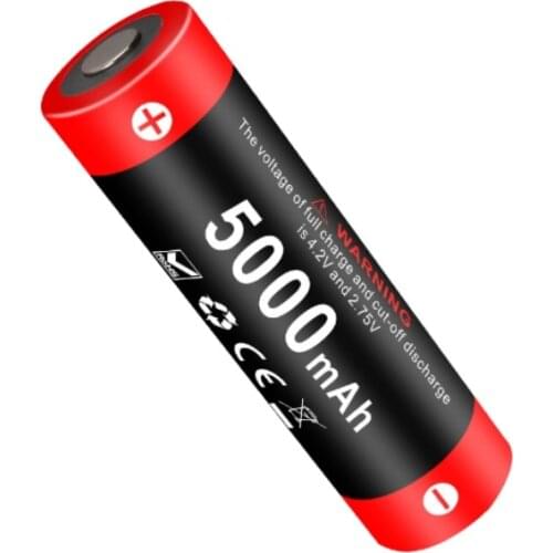 Klarus 21GT-50 Multi-layer Protection Rechargeable Li-ion 3.6V 5000mAh 21700 Battery for Klarus XT21X LED Flashlight