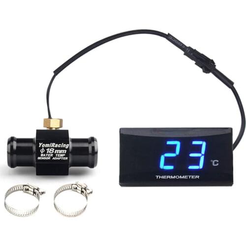 Motorcycle KOSO Water Temperature Mini Meter For XMAX250 300 NMAX CB 400 CB500X Sensor Water Temp Adapter Scooter And Racing