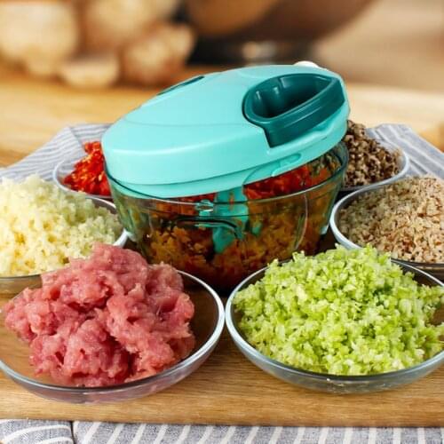 Multifunction Household Food Processor Salad Crusher Manual Meat Machine Crusher Chopper Shredder Kitchen Tools
