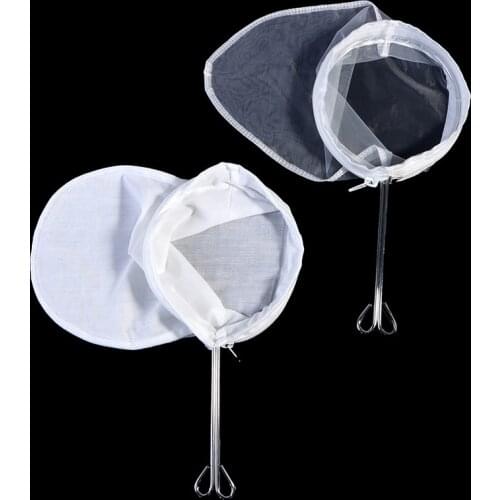 Reusable Mesh Coffee Filter Nut Milk Bag Colander Strainer for Soybean Juice Herb Tea Cold Brew Coffee Drip Filter Kitchen Tool