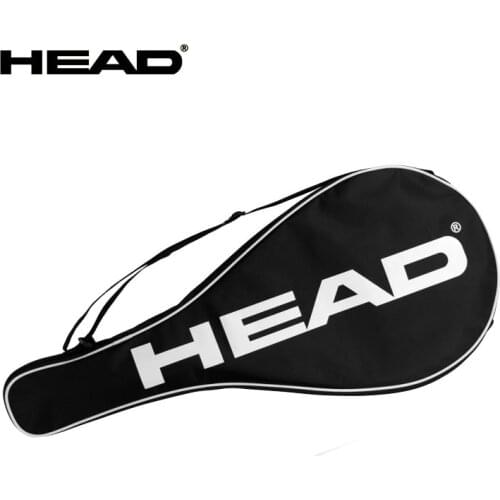 2021 New Black HEAD Tennis Bag 1 Pack Protective HEAD Tennis Racket Cover Portable Polyester Waterproof Shoulder Sports Covers