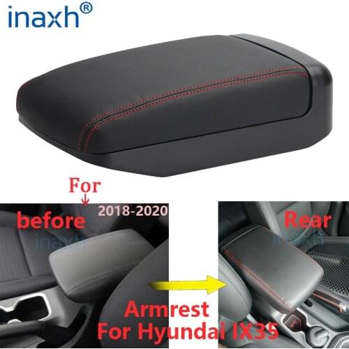 For Hyundai IX35 Armrest ix35 2018-2020 Car Armrest lengthen heighten Lossless retrofit support decoration Car accessories