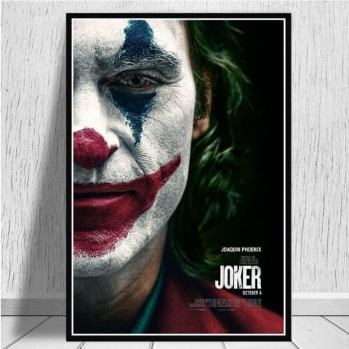 New Clown Joaquin Phoenix Film Posters And Prints Canvas Painting Wall Pictures For Living Room Nordic Decoration Home Decor