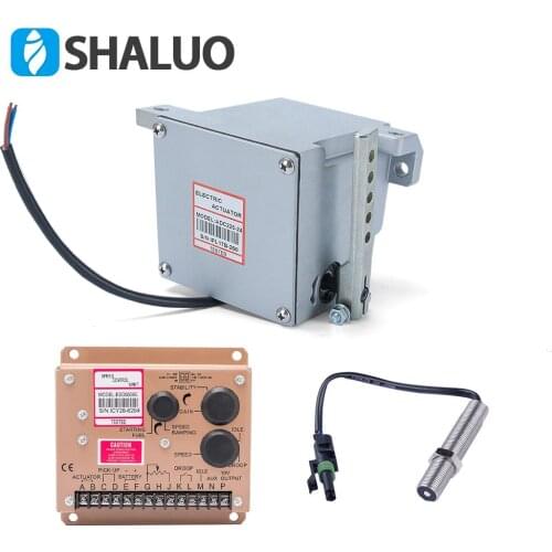 Actuator ADC225 12V or 24v Diesel generator Governor 1set actuator ADC225 pickup sensor 3034572 speed controller ESD5500E
