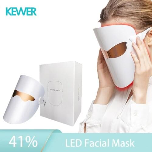 Led Mask Red Light Therapy Photon Face Mask Machine Light Therapy Acne Mask Neck Beauty Skin Care Tools Skin Anti Aging Device