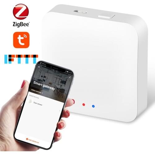 Tuya WiFi ZigBee Smart Hub, Wireless Gateway Bridge for App Voice Remote Control, Works with Alexa Google Home Assistant