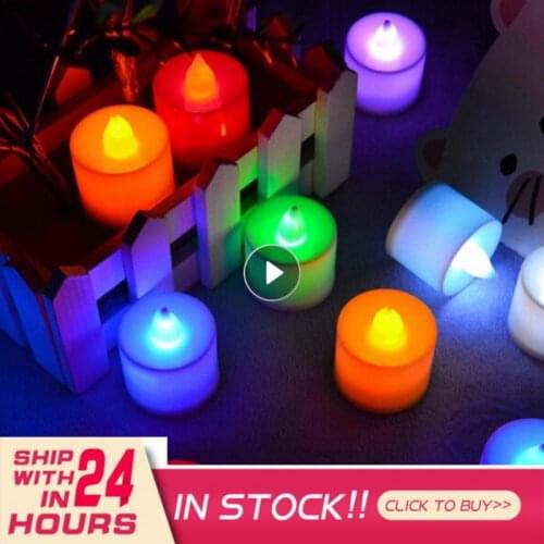 Candle Waterproof Electric Flameless Simulation Flameless Solar Powered LED Electronic Light Home Wedding Birthday Decoration