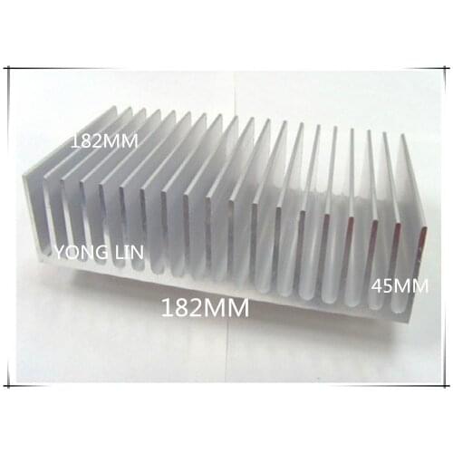 1PCS aluminum heatsink/182*45-182mm High Power Radiator / Large Inverter Radiator