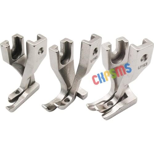 3SET Right&Left Toe Zipper Foot &Standard Walking Foot FIT FOR JUKI DU-141/1181 CONSEW 205RB BROTHER DB2-B797 B798 Typical GC6-6