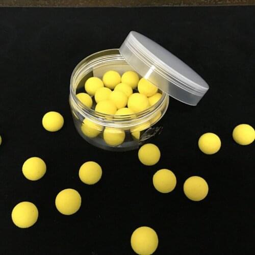 40pcs/lot Smell Carp Fishing Lures Baits Foam Pop-Up Soft Pellets Boilies Eggs Floating Ball Beads Feeder