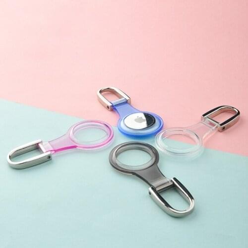 40JB Compatible for Airtag U-shaped Protective Case Locator Positioning Tracker Anti-fall Anti-vibration Washable Keychain