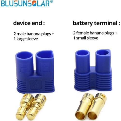 500 pairs/lot EC3 Banana Plug Female Male Bullet Connector with Housing For RC ESC LIPO Battery DZ0100