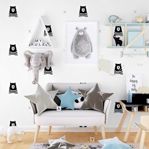 Beibehang English Kids Room Wallpaper Cartoon Bear Boy Bedroom Bedroom Book Paper Wall paper Airplane papel de parede