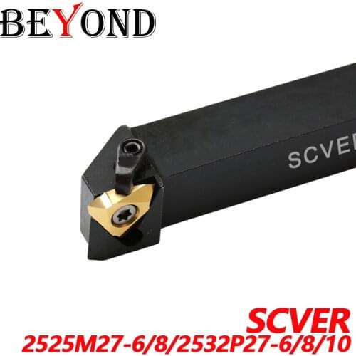 BEYOND SCVER SCVER2525M27-6/8 SCVER2532P27-6/8/10 CNC Tool External Turning Tool Ferramenta De Tornear Factory Direct Sale 100