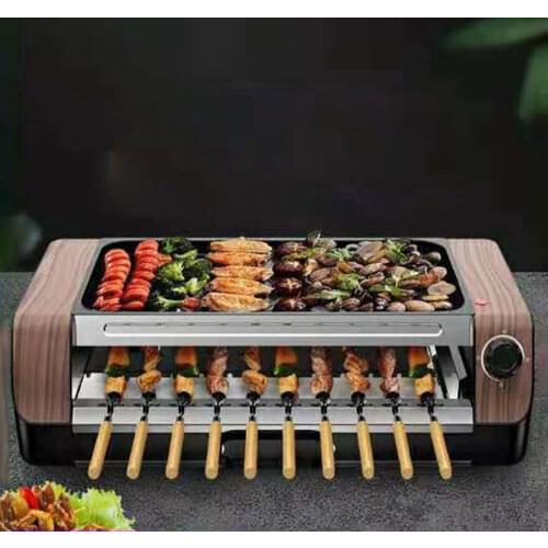 Household Electric BBQ Grill Outdoor Picnic Electric Barbecue Machine Multifunctional High-quality Griddle
