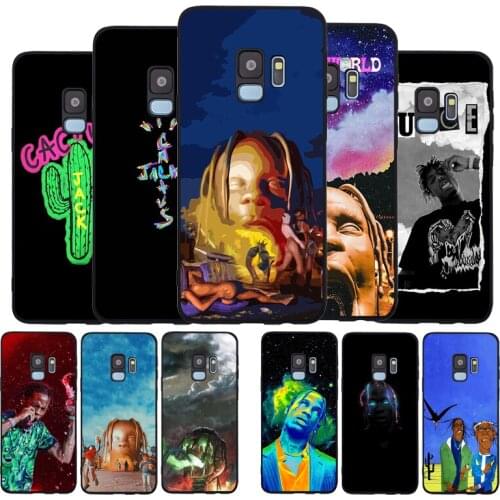 Cactus jack travis scott hiphop Black Silicone Soft Phone Case For Samsung Galaxy S20 S10 S9 S8 Plus Lite NOTE 10 9 8 S7 EDGE