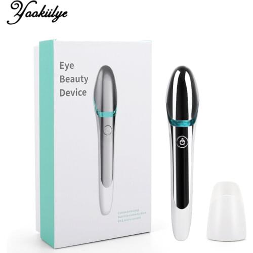 EMS Micro Current Eyes Massager Pen Electric Eye Care Vibration Massage Device Fatigue Relieve Remove Dark Circles Anti Wrinkle