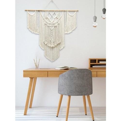 Macrame Tapestry Large Wall Decor Hanging Pendant Hoom Decorative Curtain Tassel Tapestry Room Decoration Gift
