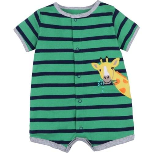ZWY684 summer Baby Boy Bodysuits good cartoon short overalls for infants Baby Jumpsuit , anime Roupa Menino vestidos body