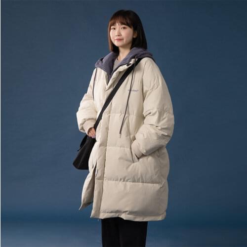 2021 new Autumn and winter womens coat with a hood casual wear quality fashion winter parka brand clothing