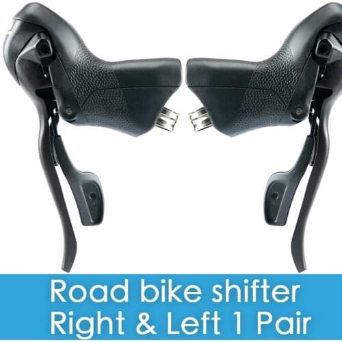 Road bike shifter 7/8/9 speed Shifter Dual Control Lever Roadbike shifter lever Derailleur Compatible with Shimano 7s 8s 9s 10s