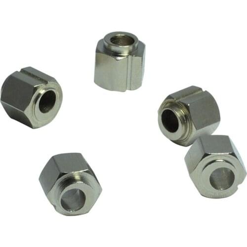 PPYY-3D Printer Store 5Pcs 5mm Screw Nut Bore Eccentric Spacers for V Wheel Aluminium Extrusion